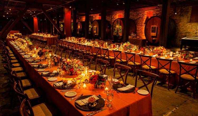 CIA at Greystone - Dining Events A special dining event in the beautiful Barrel Room at the CIA at Greystone campus.
