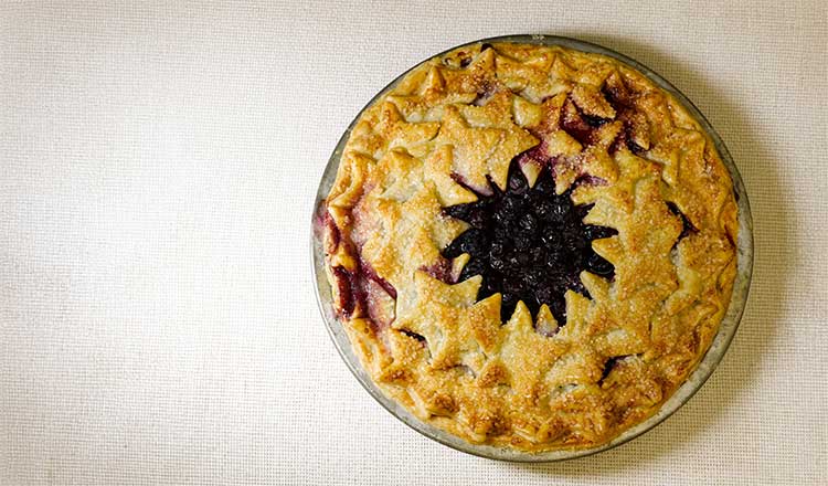 Fresh Blueberry Pie