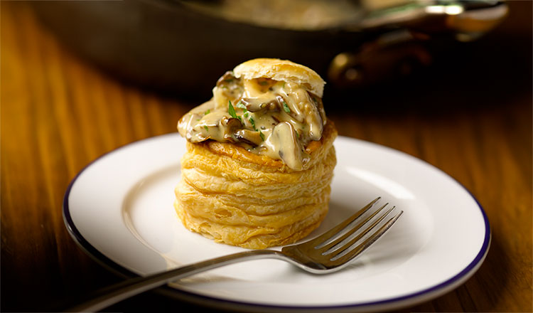 Mushroom vol au vent