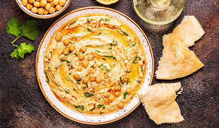 Lemony hummus