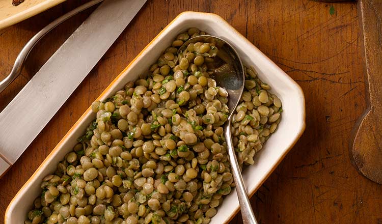 French lentil salad