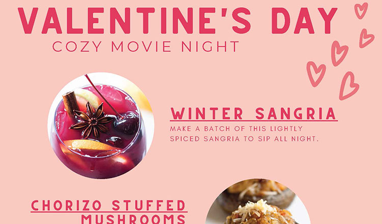 Valentines day Menu